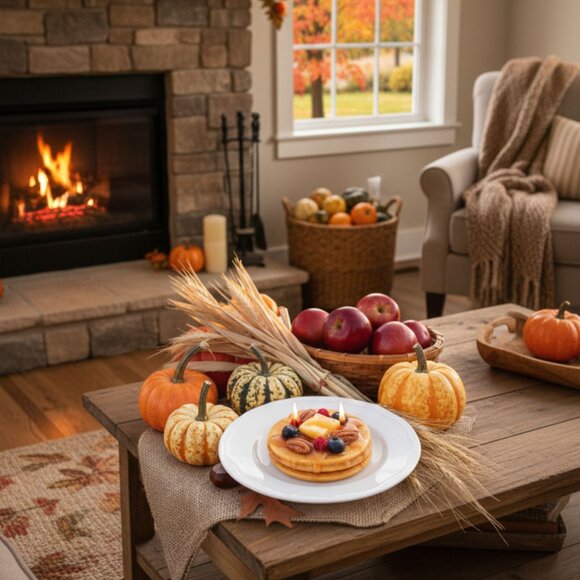 Cafe Delights Pumpkin Spice Pancake Scented Soy Wax Candle - Picture 11 of 11